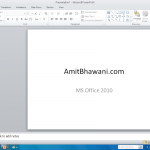 Microsoft Powerpoint 2010
