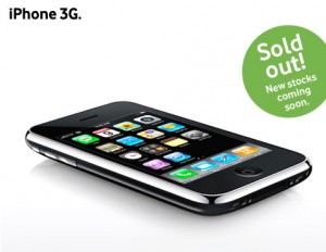 Apple iPhone 3G Sold Out