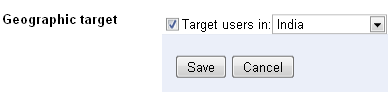 Website Geographic Target Website Geographic Target