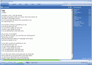 Song Lyrics in Windows Media Player Song Lyrics in Windows Media Player