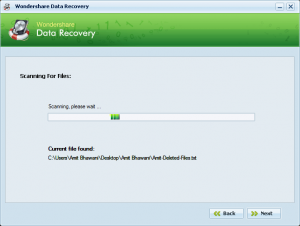 Scanning Deleted Files Scanning Deleted Files