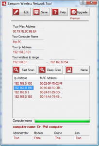 Wireless Network Detection Tool