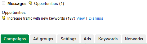 Adwords Campaigns Opportunities Adwords Campaigns Opportunities