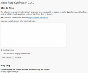 wordpress plugin cbnet ping optimizer