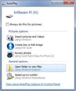 Autoplay Infibeam Pi