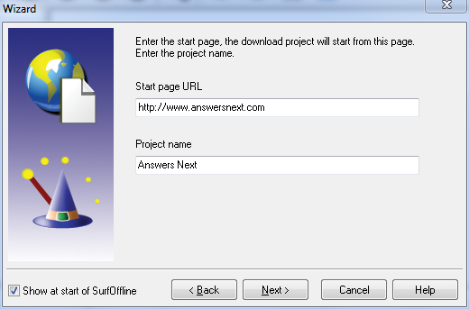 Download Websites Wizard Download Websites Wizard