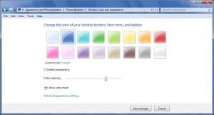 Optimize Windows Aero Glass
