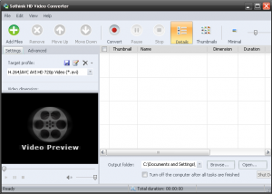 Convert HD video files with high quality Convert HD video files with high quality