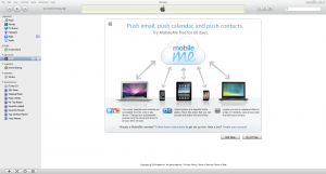 Apple iPad MobileMe Apple iPad MobileMe