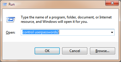 Control Userpasswords2 Windows7 Control Userpasswords2 Windows7
