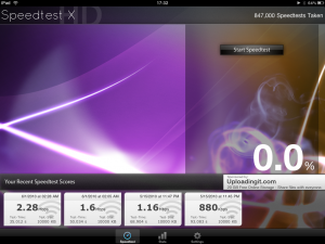 Apple iPad Speed Test App Apple iPad Speed Test App