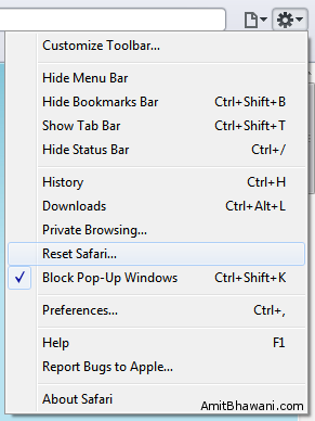 Reset Safari Cache Cookies Reset Safari Cache Cookies