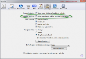Safari Security Preferences