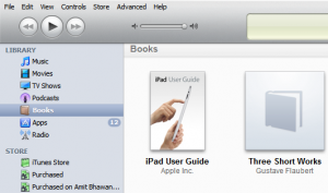 ePub Books iTunes Sync