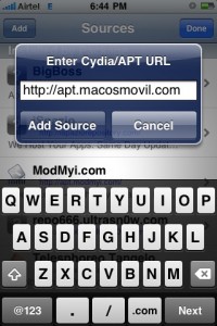 Cydia Sources iPhone App