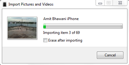 Erase Photos after Importing Erase Photos after Importing