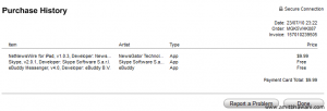 iTunes App Purchase History iTunes App Purchase History
