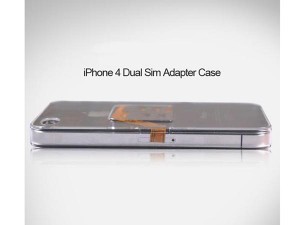 Iphone4 Dual SIM Adapter Case
