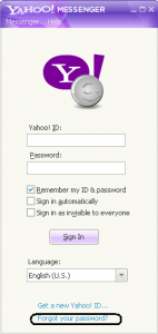 How to Change your Yahoo Messenger Password