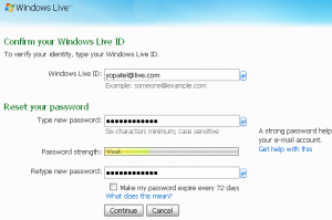 Hotmail Password Recovery Steps