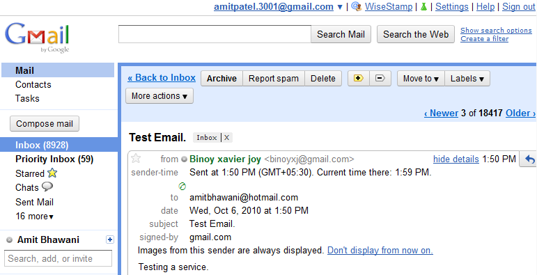 gmail account settings. out your Gmail Account.