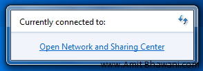 Network Sharing Center Network Sharing Center