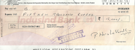 Harshavardhan Reddy Pidathala Bounced Check